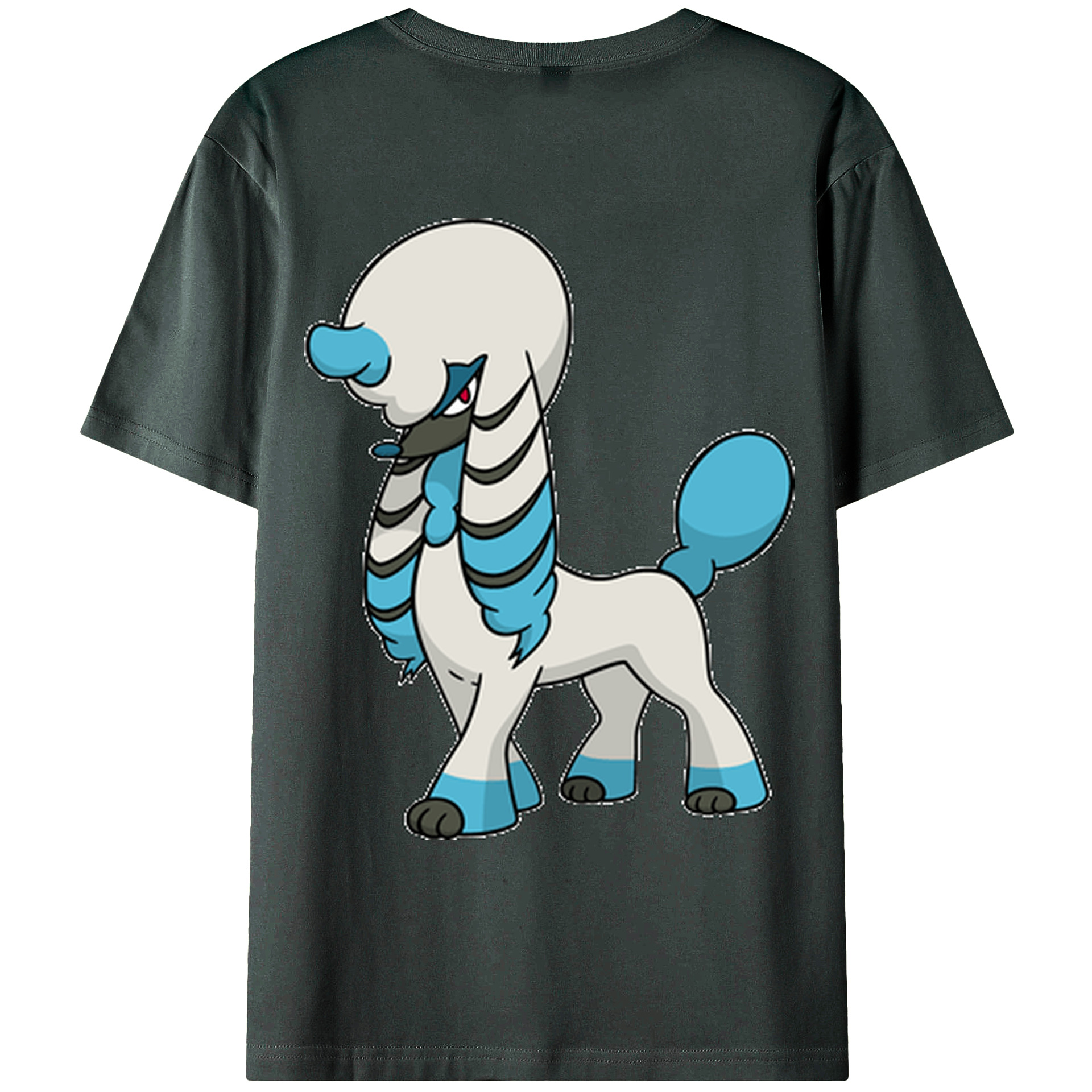 （画像用） ポケットモンスター Pokémon 綿100％ メンズ半袖Tシャツ（バックプリント） 通気性